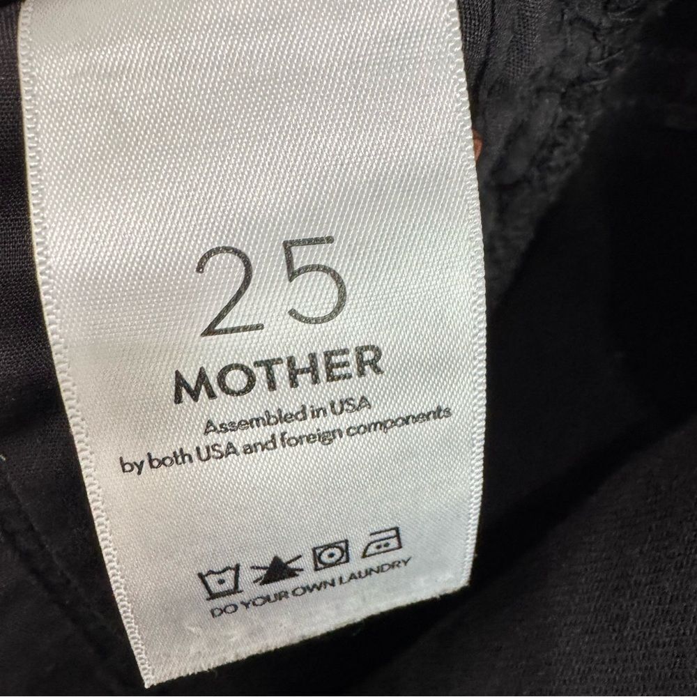 MOTHER THE Weekender Flared Jeans in “Pitch” black - Picture 10 of 12